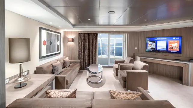 Interior de Quarto de Navio De Viagem