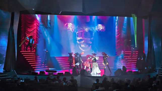 Teatro de viagem de cruzeiro